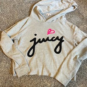 Juicy couture cropped sweatshirt